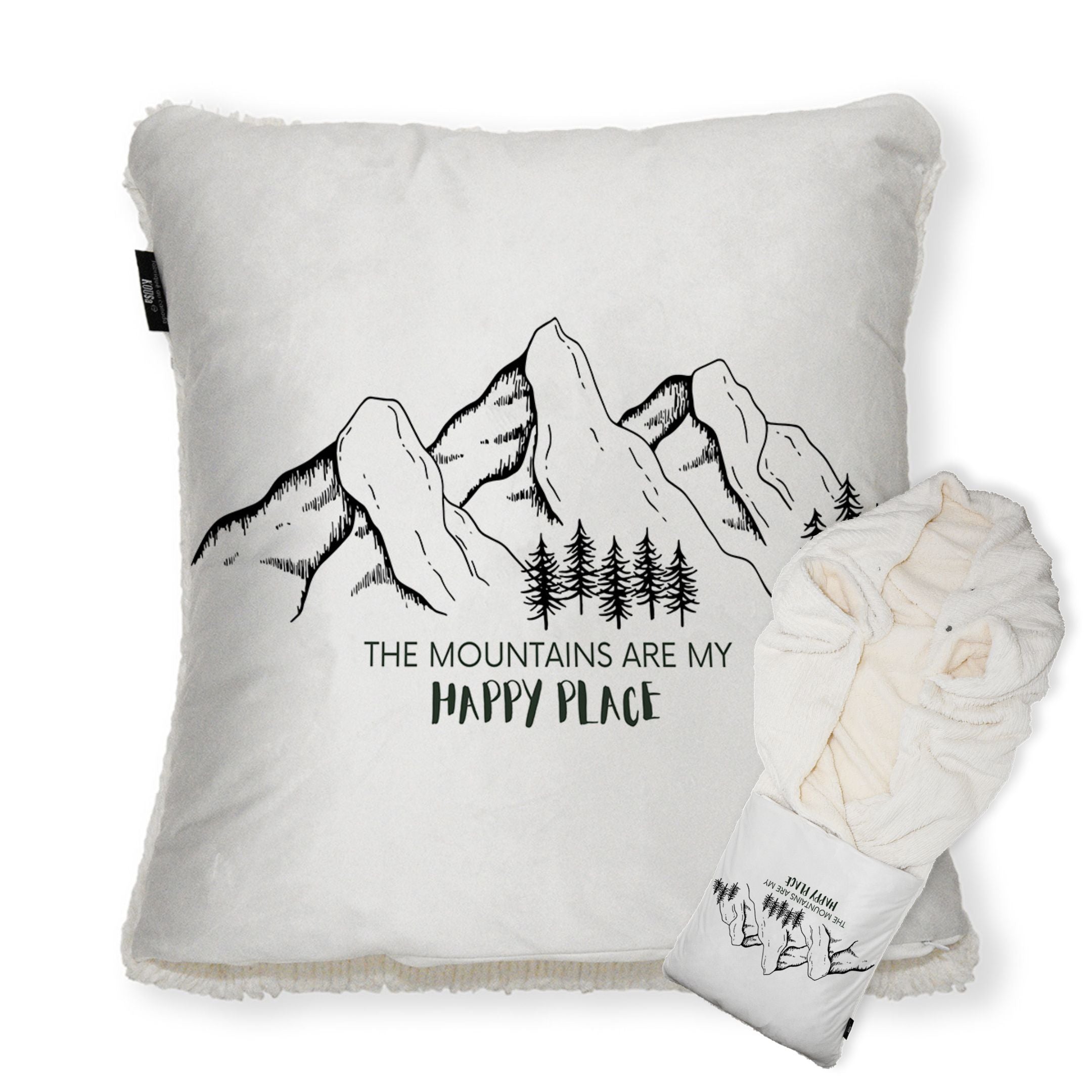 My happy place outlet outdoor pillow