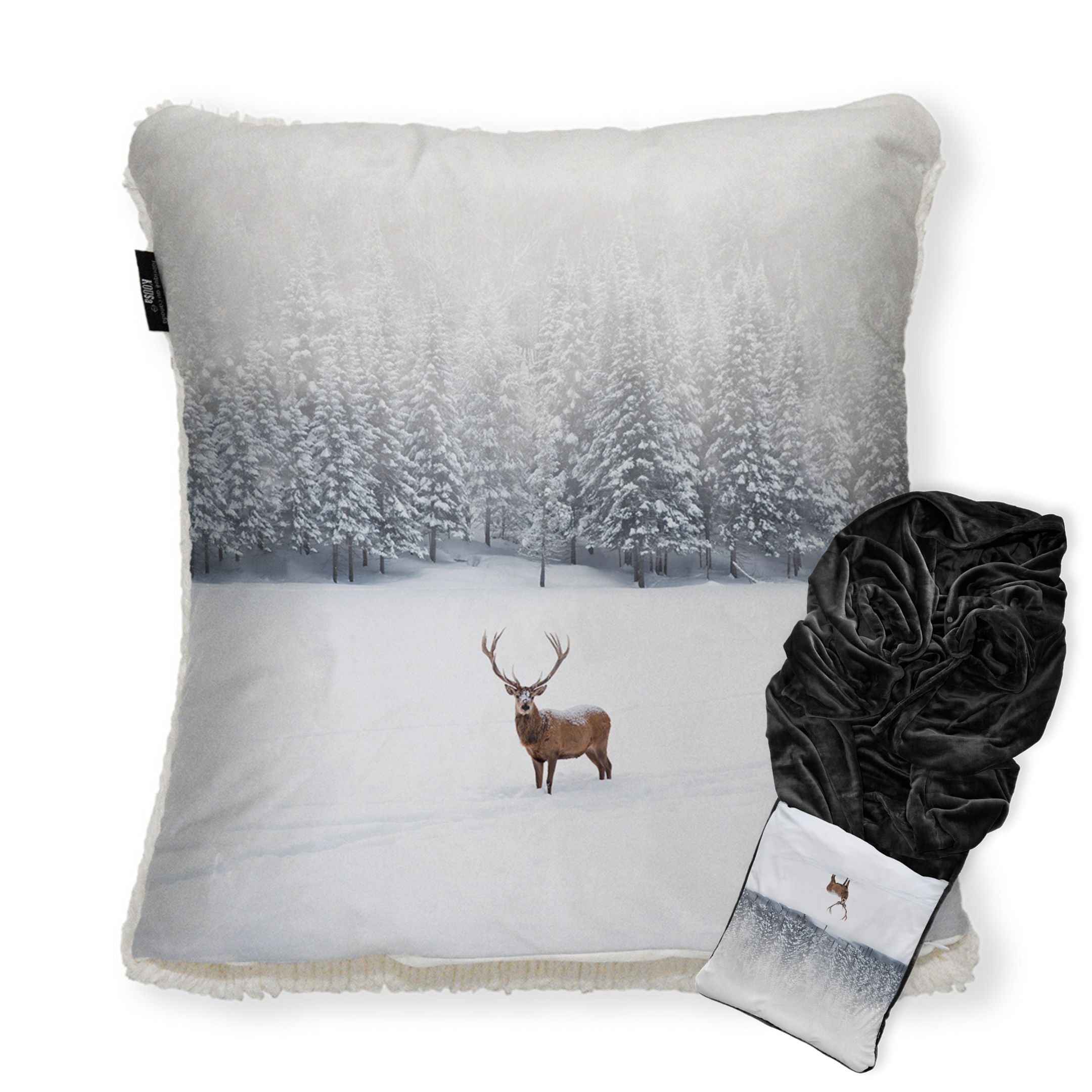 Deer fashion decorative pillow